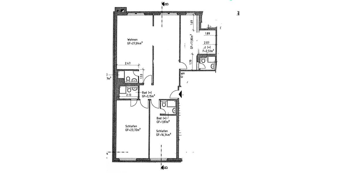 Etagenwohnung Rheinsberg Luhme - 4 Zimmer, 120 m&sup2;, 850&euro; | Angebot:24399213