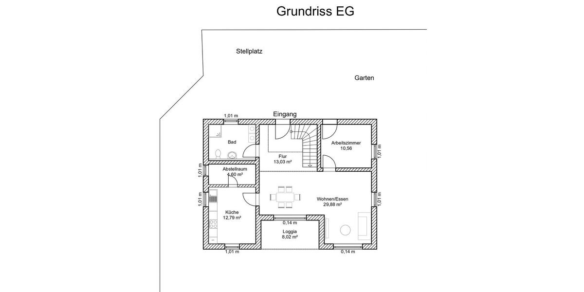 Maisonettenwohnung Bad König - 5 Zimmer, 133 m&sup2;, 1.420&euro; | Angebot:26036041