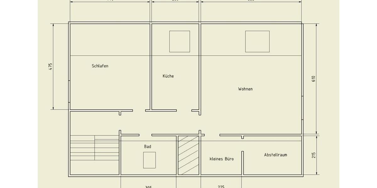 Dachgeschoßwohnung Lennestadt - 2 Zimmer, 74 m&sup2;, 490&euro; | Angebot:25591753