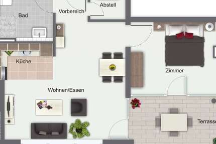 Wohnung Heilbronn - 2 Zimmer, 58 m&sup2;, 830&euro; | Angebot:27230091