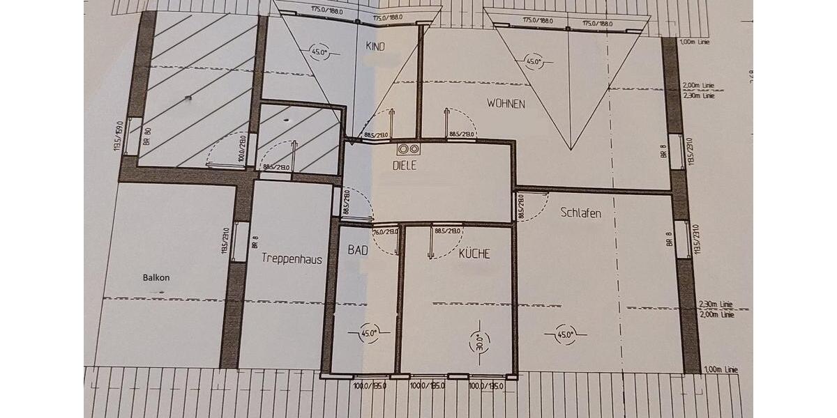 Dachgeschoßwohnung Brilon - 3 Zimmer, 90 m&sup2;, 680&euro; | Angebot:26048100