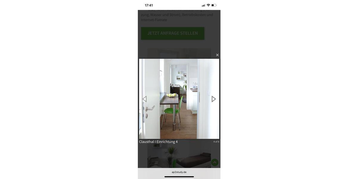 Ab sofort frei Einzel Wohnung Clausthal Zellernfeld neben UNI 1 zimmer