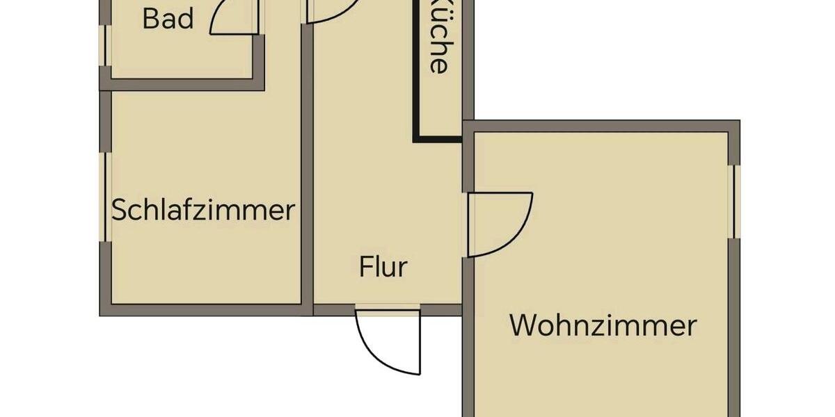 Etagenwohnung Putbus - 2 Zimmer, 35 m&sup2;, 540&euro; | Angebot:26130181