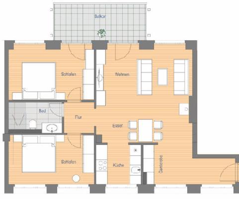Wohnen auf Zeit Binz - 3 Zimmer, 80 m&sup2;, 1.700&euro; | Angebot:26262897