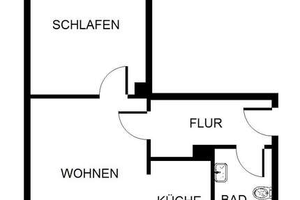 Wohnung Bergkamen Weddinghofen - 2 Zimmer, 39 m&sup2;, 339&euro; | Angebot:26750166