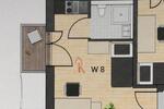 Apartment mit Balkon in Augsburg inclusive TG zu vermieten. 1 zimmer