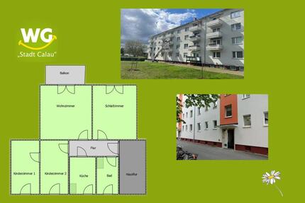 Wohnung Calau - 4 Zimmer, 68 m&sup2;, 380&euro; | Angebot:24811411