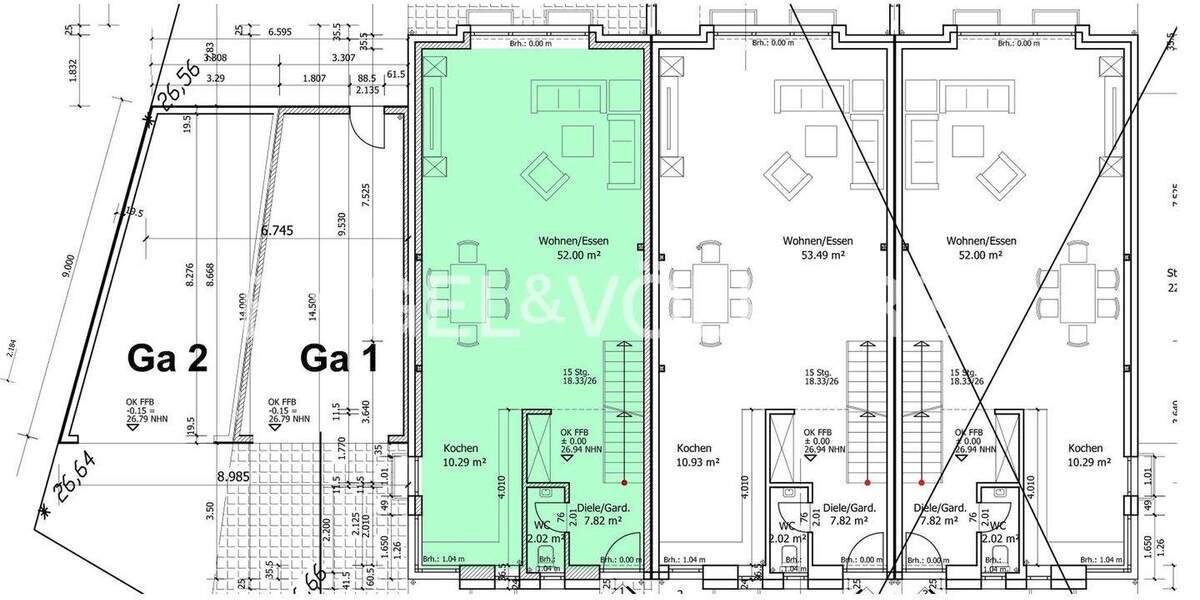 Reihenendhaus Kamp-Lintfort Niersenbruch - 4 Zimmer, 173 m&sup2;, 2.500&euro; | Angebot:25822364