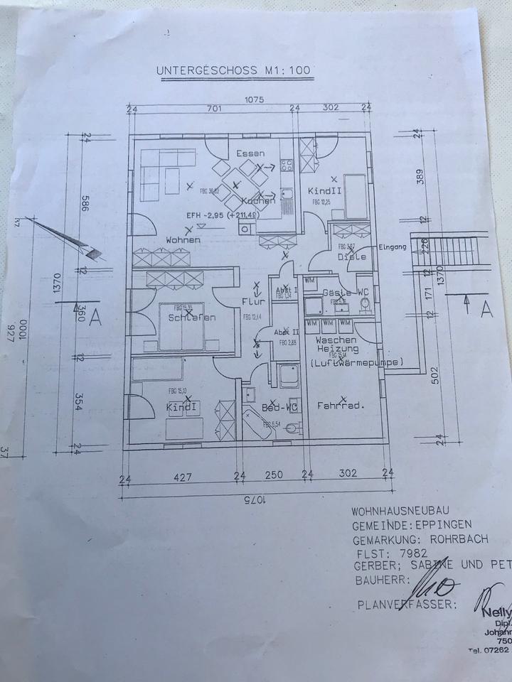 Großzügige helle 3,5 Zimmer-Wohnung in 75031 Eppingen-Rohrbach