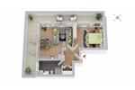 Dachgeschoßwohnung Berlin Treptow-Köpenick - 2 Zimmer, 61 m&sup2;, 1.392&euro; | Angebot:22987354