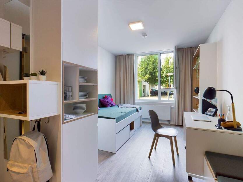 DIE ZIMMEREI | Möbliertes 1-Zimmer-Apartment perfekt für Auszubildende und Studierende | Large Bude 1 zimmer