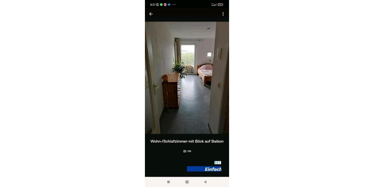 Dachgeschoßwohnung Trier Kürenz - 1 Zimmer, 23 m&sup2;, 440&euro; | Angebot:26691413