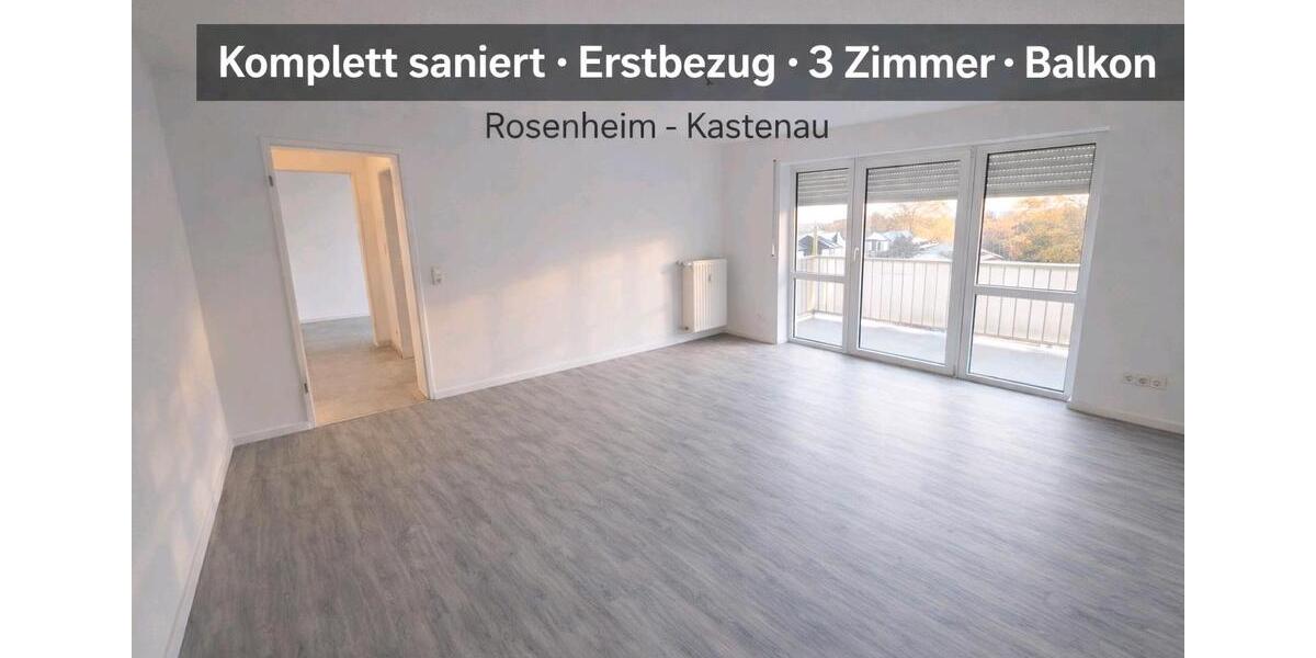 Etagenwohnung Rosenheim Innenstadt - 3 Zimmer, 65 m&sup2;, 1.200&euro; | Angebot:24664787