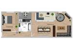 Terrassenwohnung Magdeburg Alte Neustadt - 2 Zimmer, 64 m&sup2;, 560&euro; | Angebot:26486551