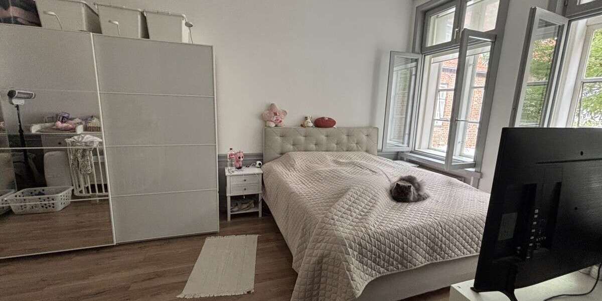 Etagenwohnung Lübeck Innenstadt - 3 Zimmer, 126 m&sup2;, 1.490&euro; | Angebot:27083073