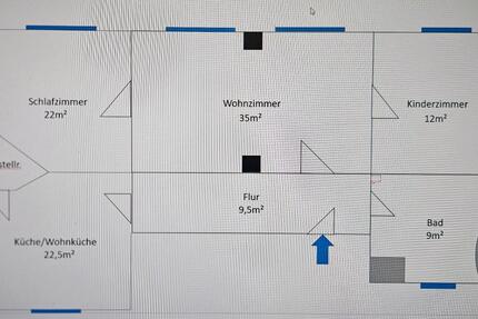 Wohnung Großräschen - 3 Zimmer, 110 m&sup2;, 700&euro; | Angebot:26490018