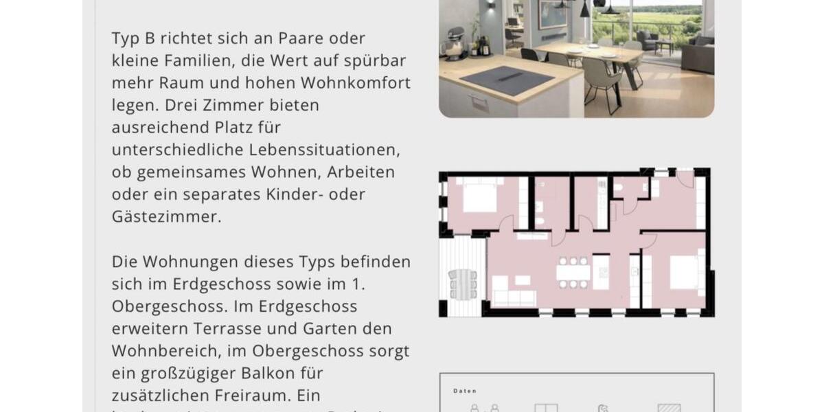 Etagenwohnung Wietmarschen - 3 Zimmer, 107 m&sup2;, 1.149&euro; | Angebot:24768408