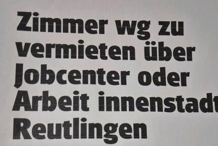 Wohnung Reutlingen - 1 Zimmer, 15 m&sup2;, 480&euro; | Angebot:24873273