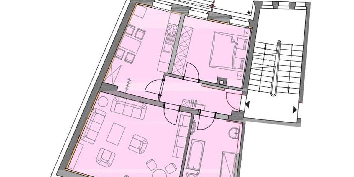 Etagenwohnung Schwarzenberg/Erzgebirge Erzgebirge - 2 Zimmer, 79 m&sup2;, 715&euro; | Angebot:26253905
