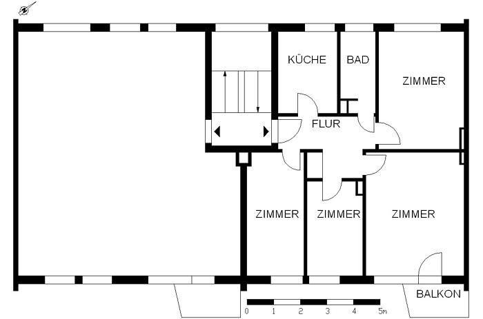 Renovierte 4-Zimmer-Wohnung mit Balkon 4 zimmer