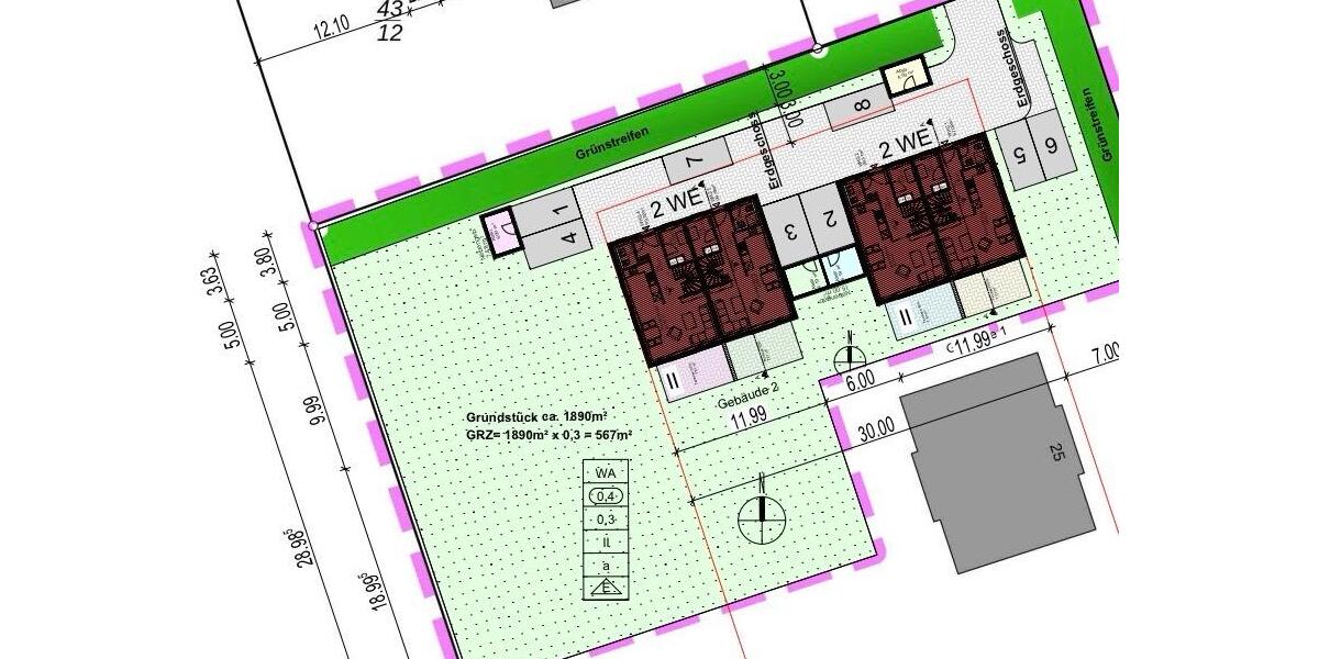 Etagenwohnung Norden - 4 Zimmer, 97 m&sup2;, 1.190&euro; | Angebot:26122683