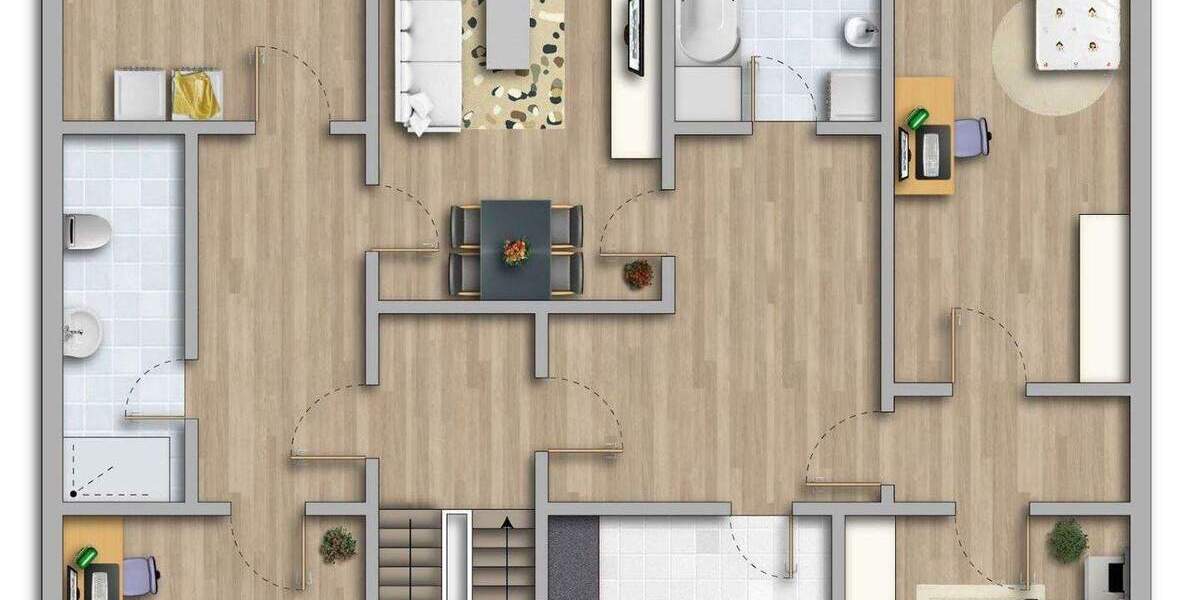 Entspannt wohnen in ruhiger Umgebung - Ihr Rückzugsort mit viel Freiraum! 5 zimmer