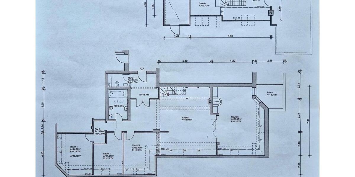 Dachgeschoßwohnung Leipzig Mitte - 5 Zimmer, 170 m&sup2;, 2.980&euro; | Angebot:25136049