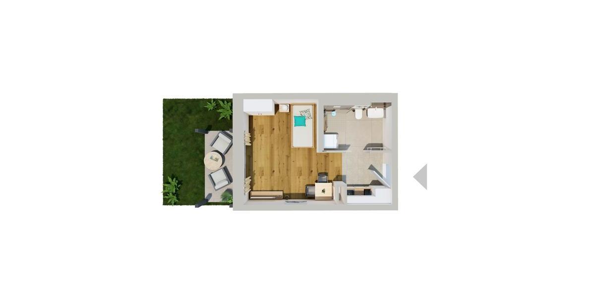 Etagenwohnung Deggendorf - 1 Zimmer, 31 m&sup2;, 455&euro; | Angebot:24891807