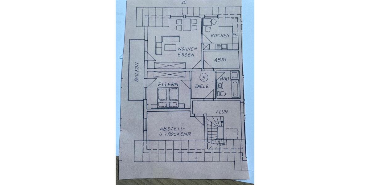 Dachgeschoßwohnung Wenden - 1 Zimmer, 67 m&sup2;, 470&euro; | Angebot:26023939