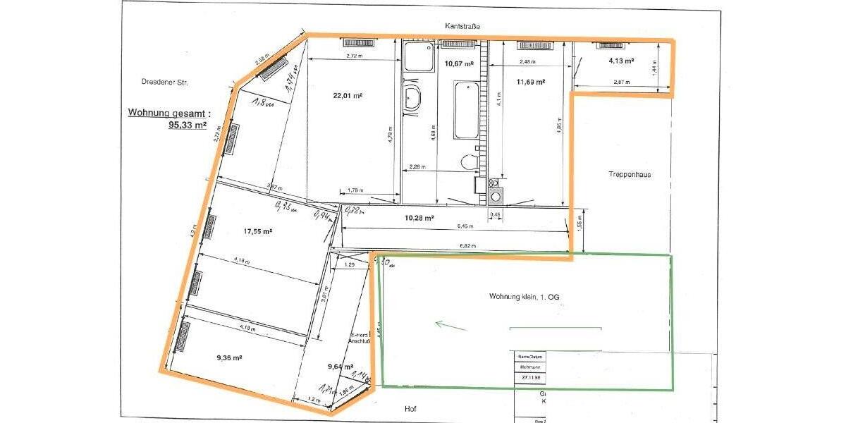 Schöne 3-4-Zi.-WE 95 m² | renoviert, Bodenbelg wählbar 4 zimmer