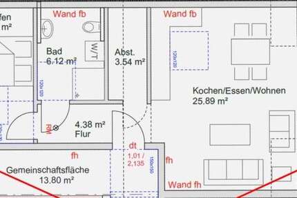 Wohnung Heek - 2 Zimmer, 60 m&sup2;, 720&euro; | Angebot:26758360