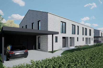 Exklusive Doppelhaushäfte zum Erstbezug KFW-55ee - Fußbodenkühlung - Kamin uvm. 3 zimmer