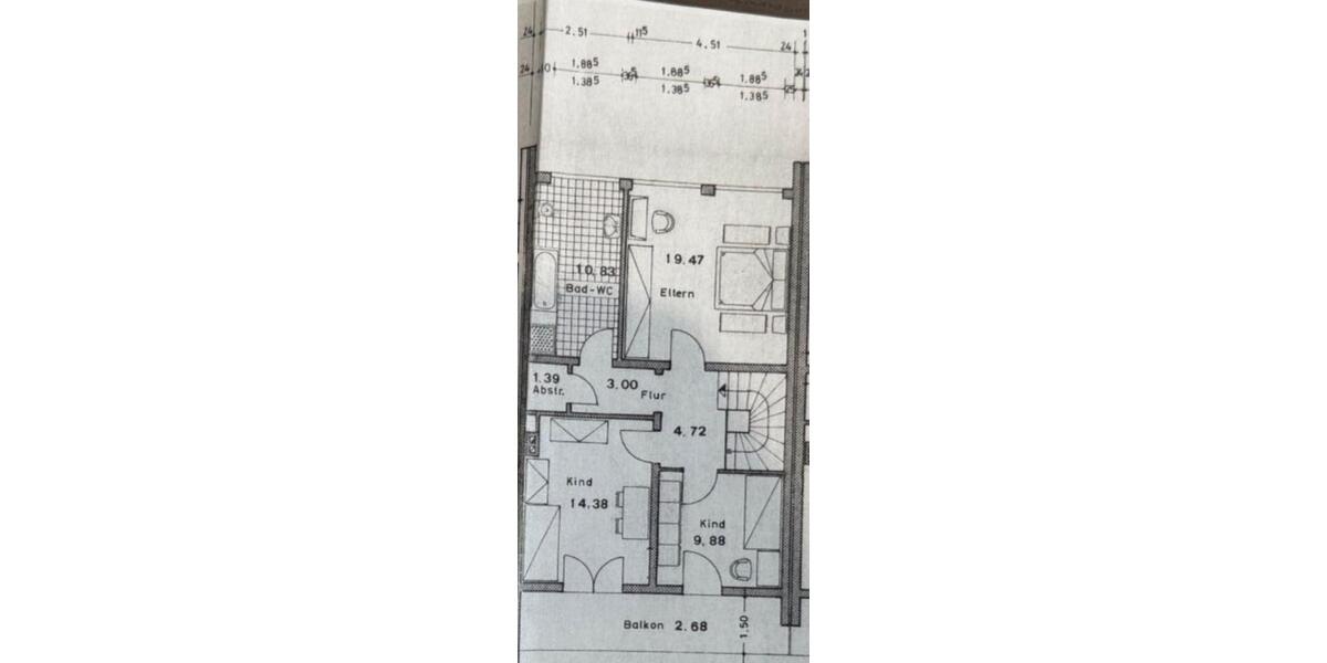 Reihenhaus Wiehl - 4.5 Zimmer, 135 m&sup2;, 1.600&euro; | Angebot:25230052
