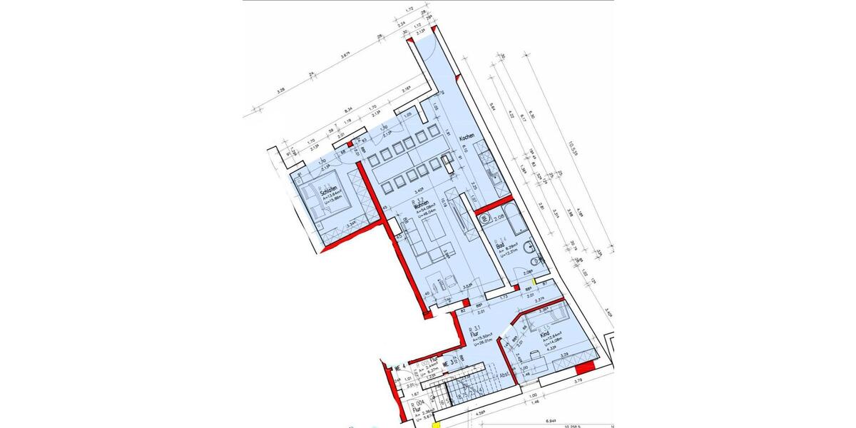 Terrassenwohnung Oschersleben (Bode) - 3 Zimmer, 105 m&sup2;, 1.090&euro; | Angebot:26544754