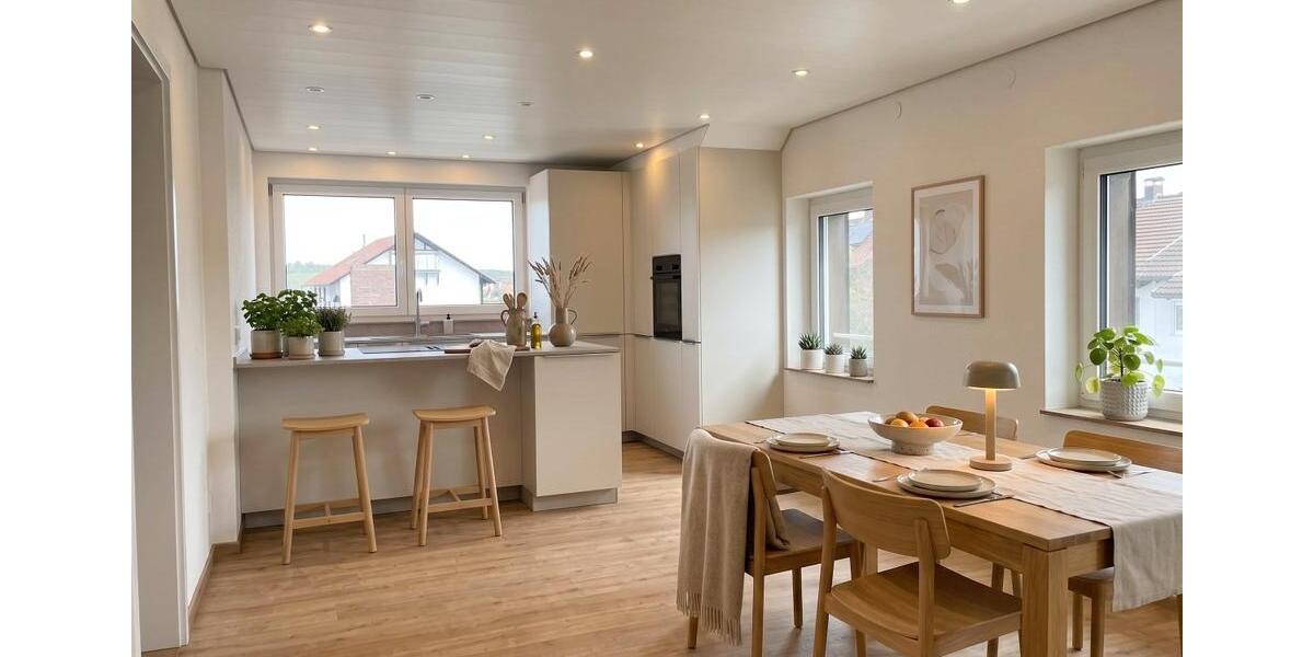 Dachgeschoßwohnung Sennfeld - 4 Zimmer, 88 m&sup2;, 1.100&euro; | Angebot:26385686