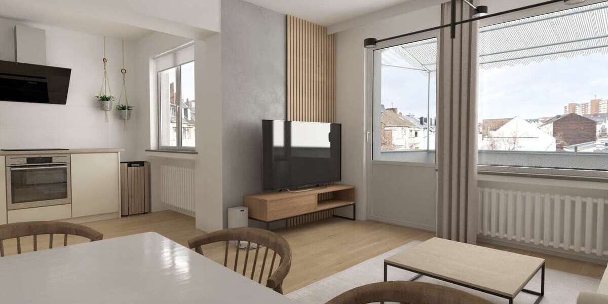 Etagenwohnung Düsseldorf Düsseltal - 3 Zimmer, 80 m&sup2;, 1.890&euro; | Angebot:27233361