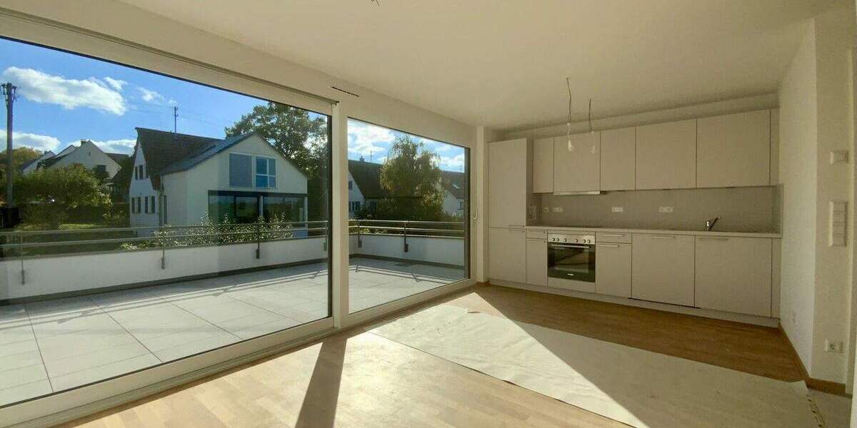 2-Zimmer-Neubau mit EBK & Dachterrasse 2 zimmer