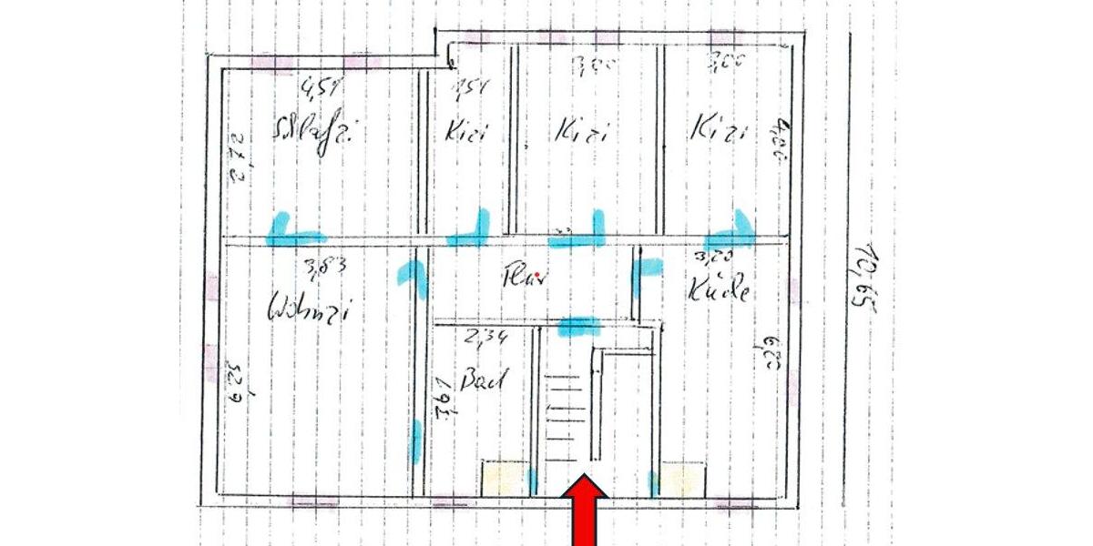 Dachgeschoßwohnung Eppendorf - 5 Zimmer, 102 m&sup2;, 521&euro; | Angebot:26446791