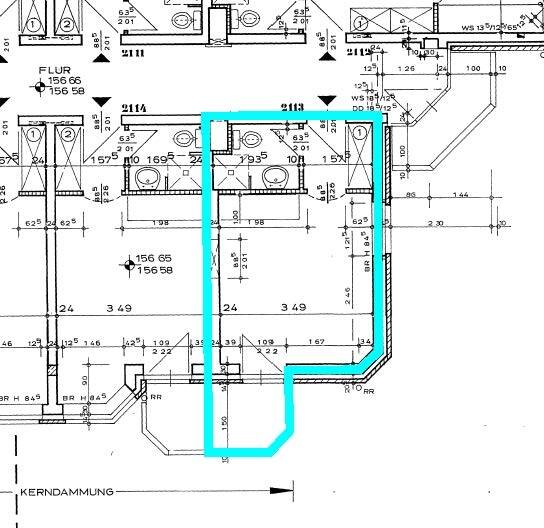 Etagenwohnung Kassel / Wesertor Wesertor - 2 Zimmer, 42 m&sup2;, 504&euro; | Angebot:22147224