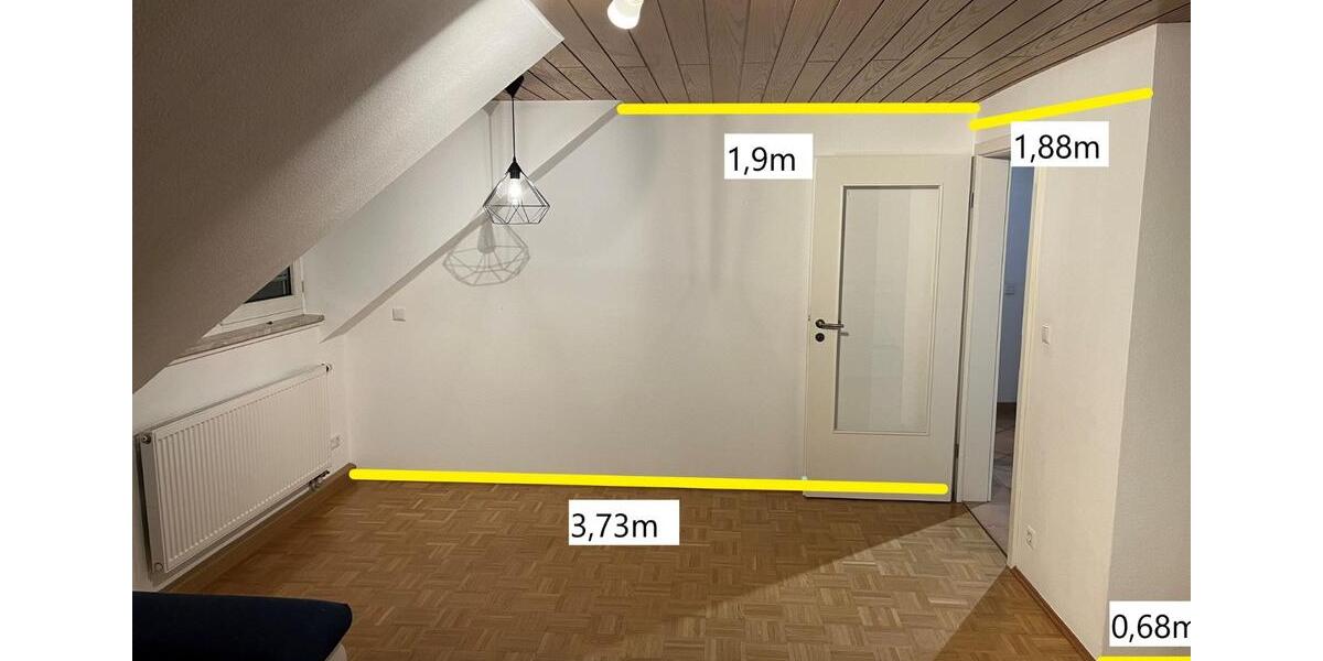 Dachgeschoßwohnung Gaggenau - 3 Zimmer, 66 m&sup2;, 660&euro; | Angebot:24862976