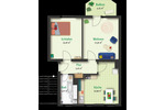 Etagenwohnung Merseburg - 3 Zimmer, 59 m&sup2;, 381&euro; | Angebot:26644727