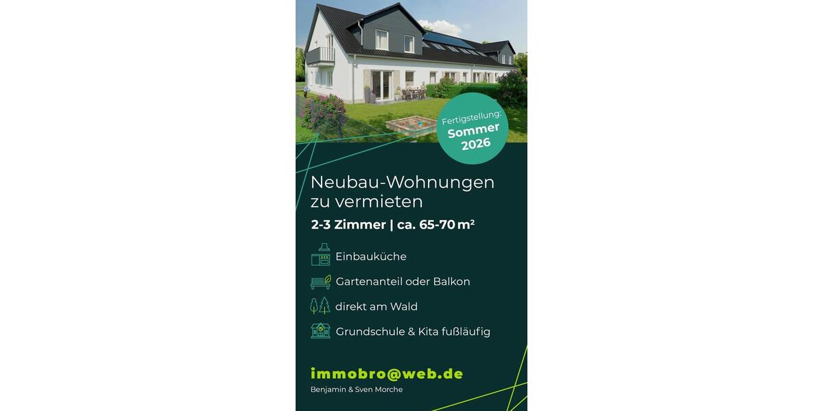 Reihenhaus Munster - 5 Zimmer, 98 m&sup2;, 1.490&euro; | Angebot:25281354