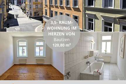 Wohnung Bautzen - 3.5 Zimmer, 121 m&sup2;, 600&euro; | Angebot:26857474