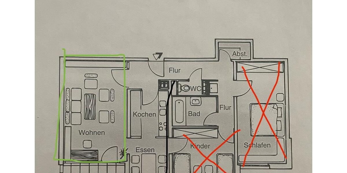 Wohnen auf Zeit Ludwigsburg Oßweil - 1 Zimmer, 19 m&sup2;, 530&euro; | Angebot:25218240
