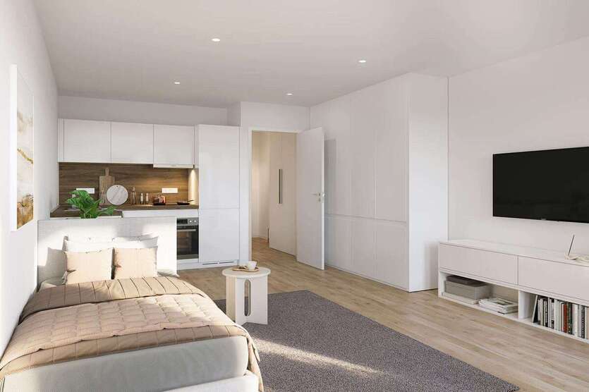 Wohnung zum Mieten in Erlangen 632,40 € 39.12 m² 1 zimmer