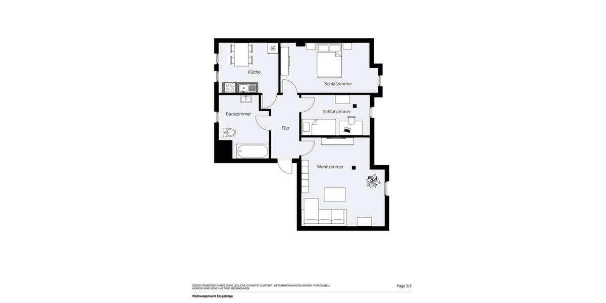 Dachgeschoßwohnung Annaberg-Buchholz Buchholz - 3 Zimmer, 65 m&sup2;, 320&euro; | Angebot:26368853