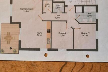 Wohnung Schöppenstedt - 3 Zimmer, 93 m&sup2;, 1.100&euro; | Angebot:24538635