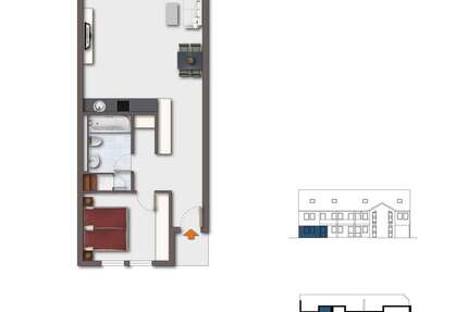 Wohnung Saarbrücken Malstatt - 2 Zimmer, 67 m&sup2;, 545&euro; | Angebot:26694734
