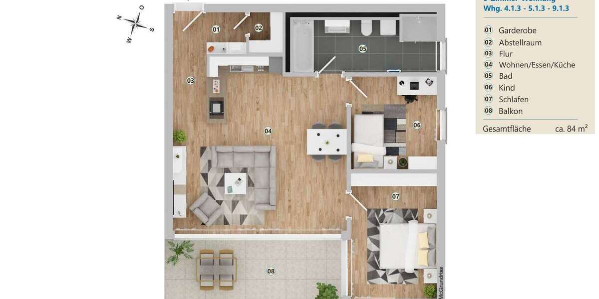 Wohnung zum Mieten in Langenargen 1.261 € 83.95 m² 3 zimmer