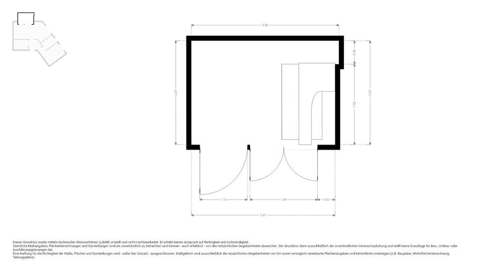 Etagenwohnung Zeven - 2 Zimmer, 66 m&sup2;, 650&euro; | Angebot:25804586